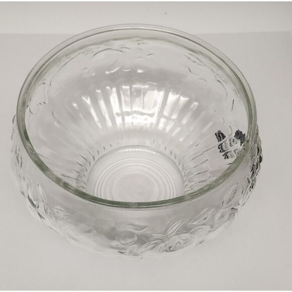 Jeannette 20PCS Glass Fruit Pattern Punch Bowl & Cups Party, Holiday, Hosting - Picture 13 of 13